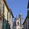 Vicolo con campanili - Montefiascone (Lazio)
